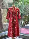 Red Floral Tunic