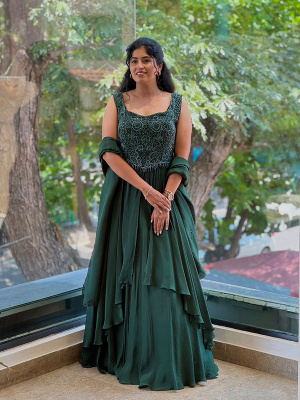 Emerald Green Gown