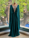 Green Kaftan Gown