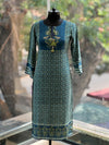 Blue Soft Silk Suit