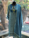Blue Soft Silk Suit