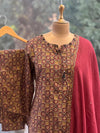 Ajarakh Printed Dupatta Set