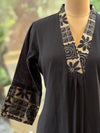 Black VNeck Co Ord