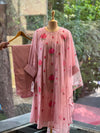 Pink Hand Weaving Suit