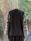 Black Stylish Jacket Set
