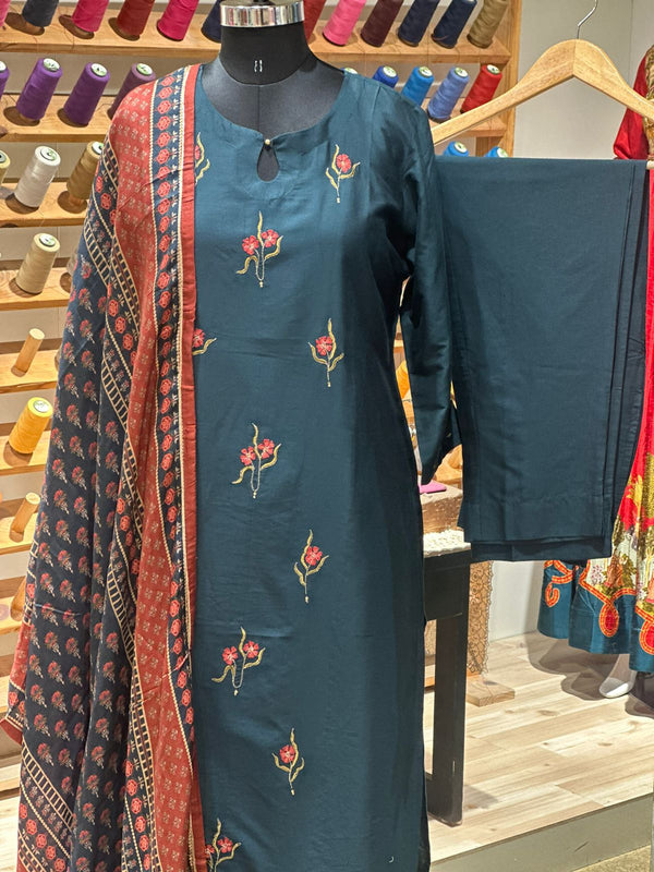 Printed Dupatta Set