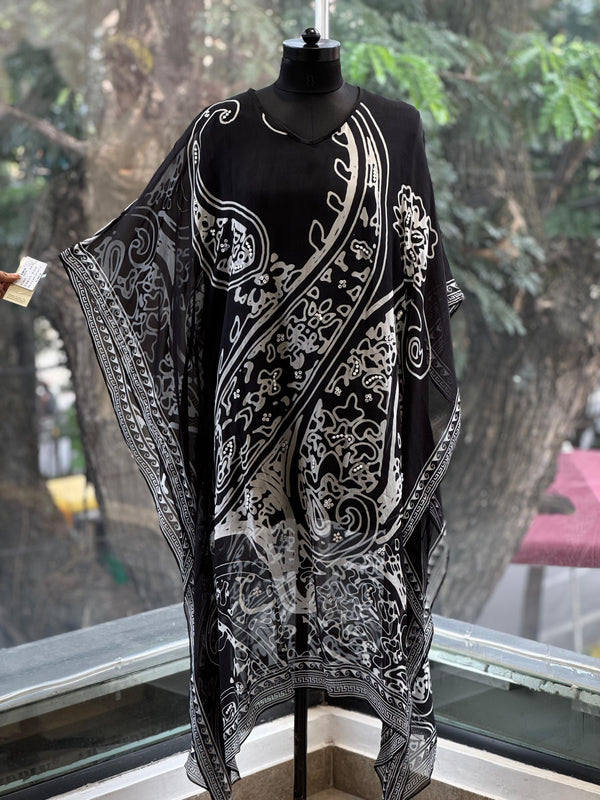 Black Kaftan Tunic