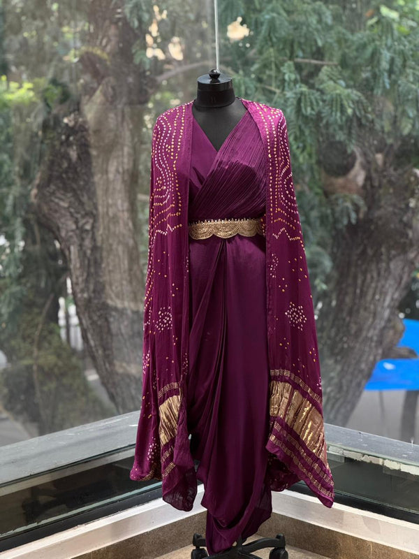 Purple Bandhej
