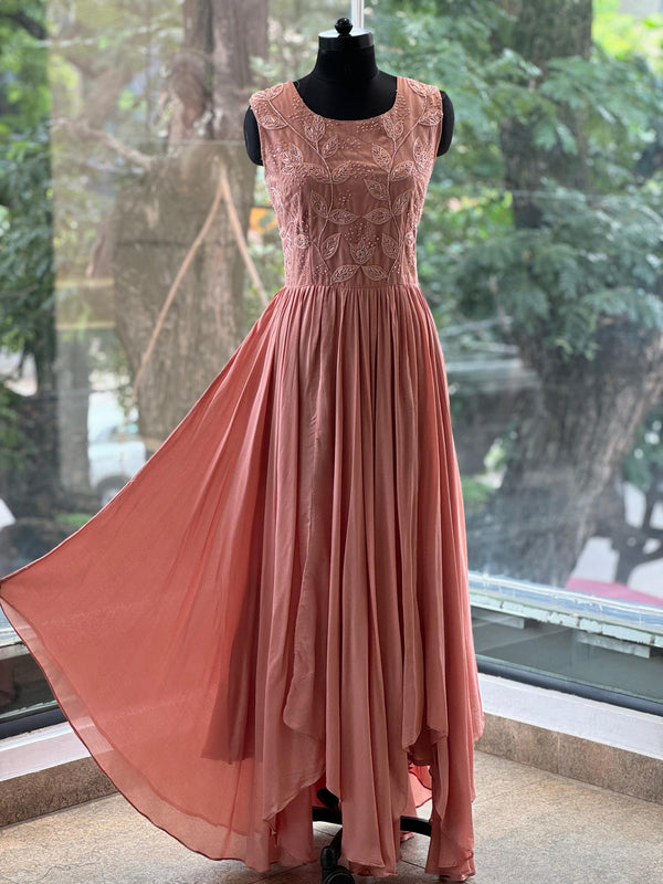 Peach Gown