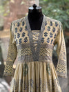 Beige Block Print Tunic