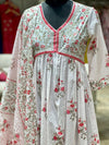 Floral Alia Cut Dupatta Set