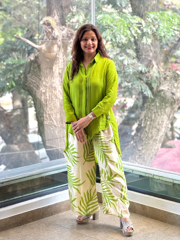 Green High Low Co Ord