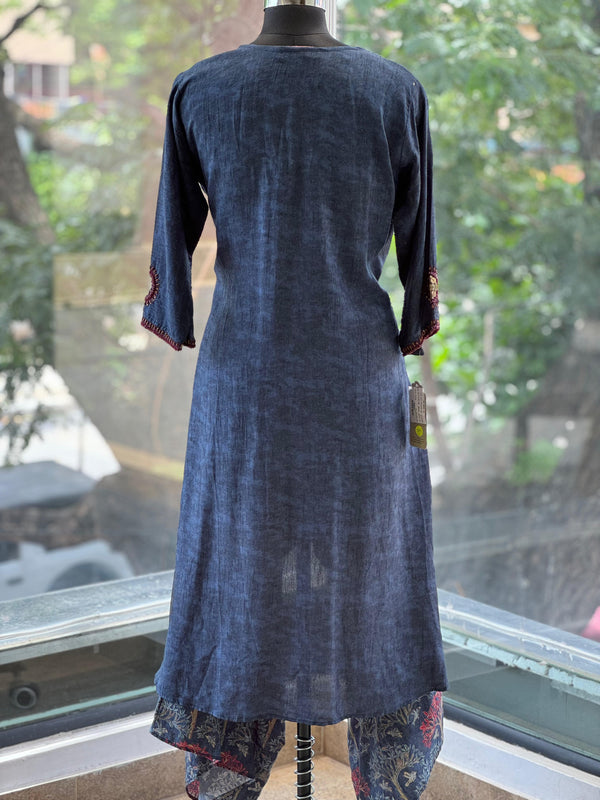 Greyish Blue Yolk Work Co Ord