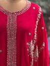 Tomato Red Kaftan Set