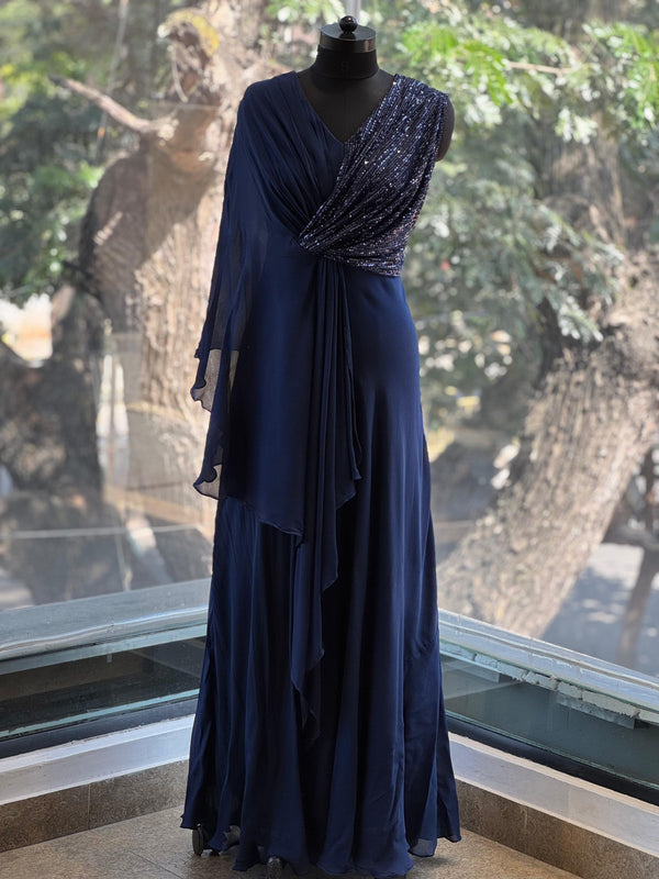 Blue Shimmer Gown