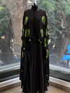 Black Tye Dye Cape Set