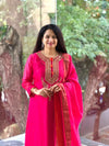 Pink Organza Suit