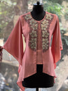 Pink Intricate Work Co Ord