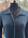 Blue Crushed Tunic