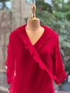 Maroonish Red Crush Tunic
