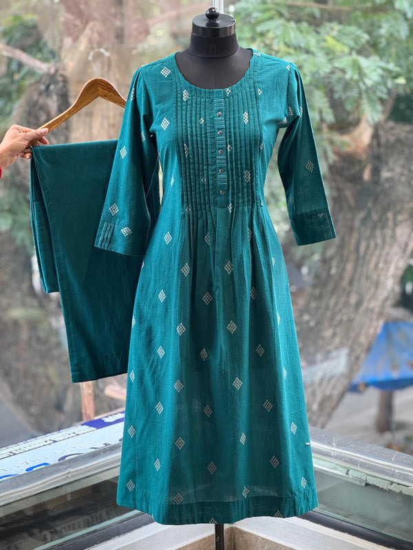 Blue Pin-Tux Yolk Co Ord