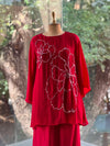 Red Co Ord Set