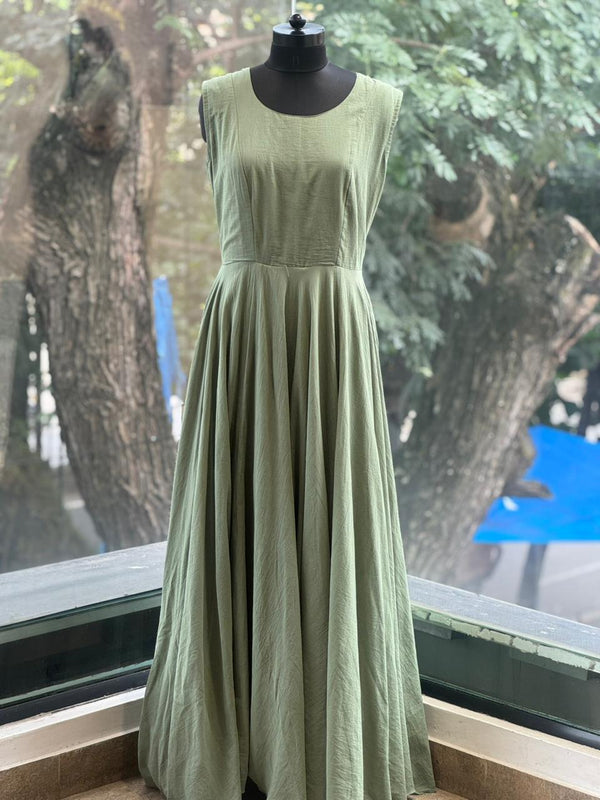 Green Jacket Mul Gown
