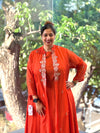 Orange Asymmetrical Co Ord