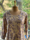 Beige Floral tunic