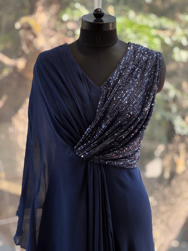 Blue Shimmer Gown