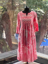 Pink Block Print Tunic