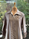Grey Collared Neck Tunic