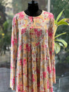 Yellow Floral Mul Tunic