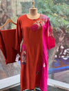 Orange Colorblock Co Ord