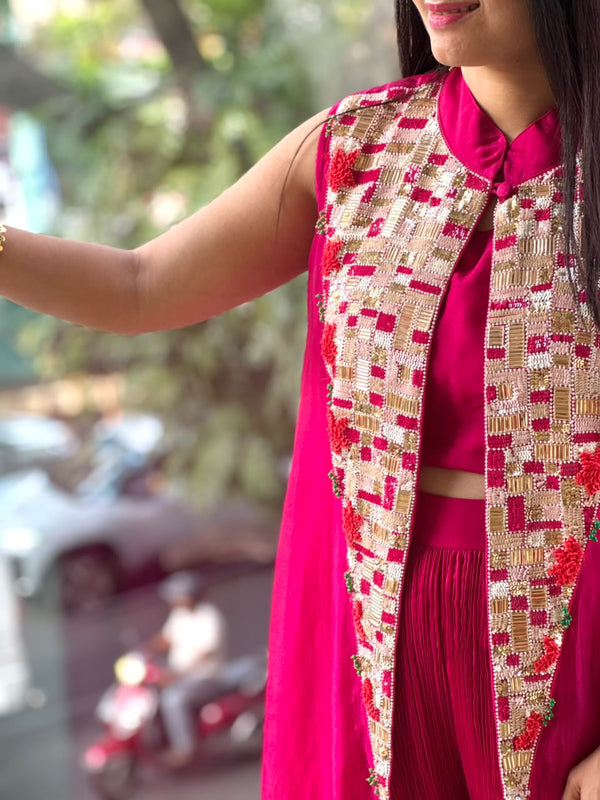 Pink Crush Palazzo Set