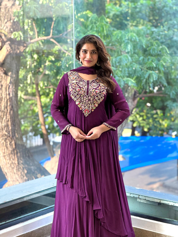 Dark Purple Gown