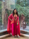 Pink Shaded Harem Set