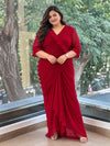 Maroonish Red Crush Tunic