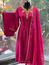 Dark Pink Aline Suit