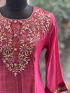 Onion Pink Dupatta Set
