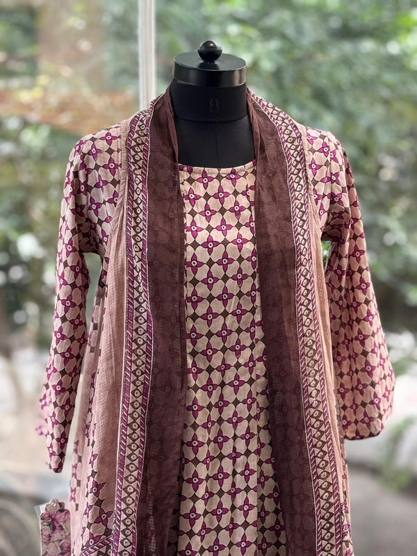 Flower Jaal Print Co Ord
