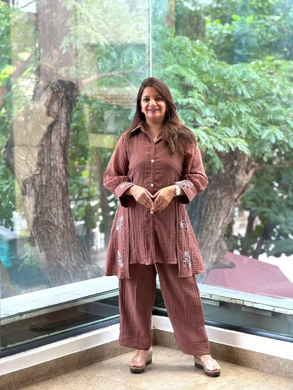 Brown Crush Co Ord