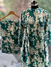 Green Printed Co Ord