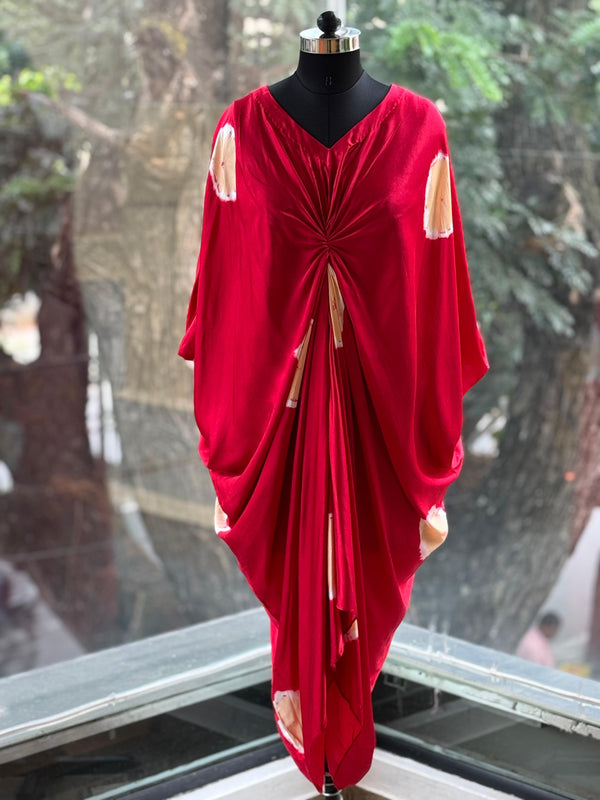 Red Kaftan Tunic