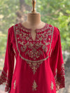 Reddish Maroon Skirt Set