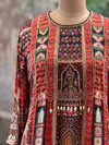 Maroon Harem Pant Set