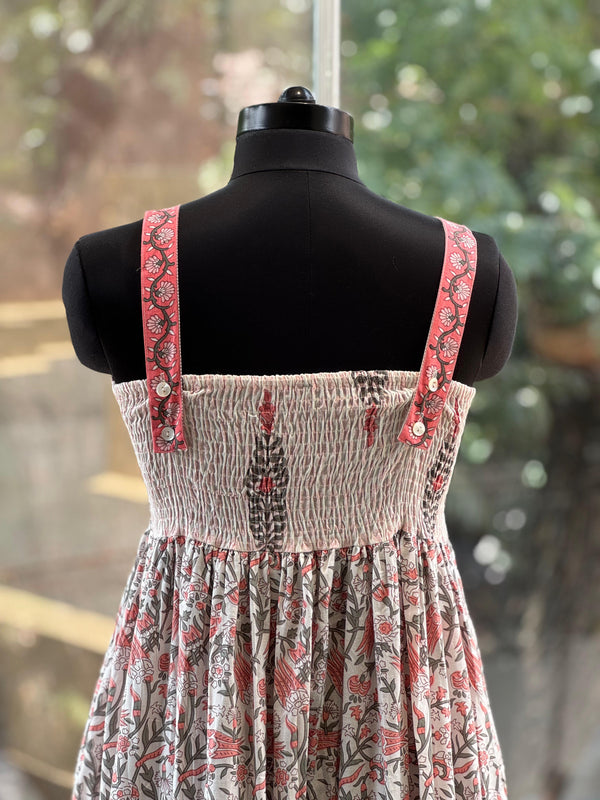 Pink Block Print Tunic