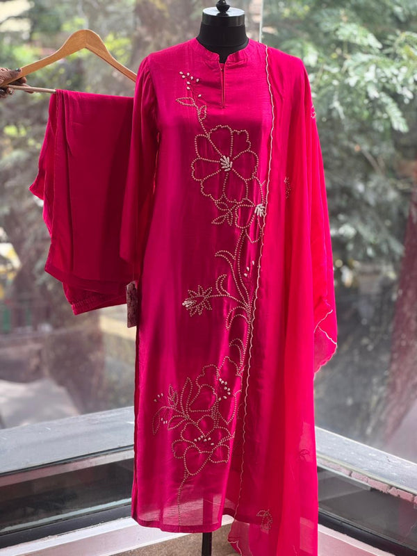 Pink  Suit