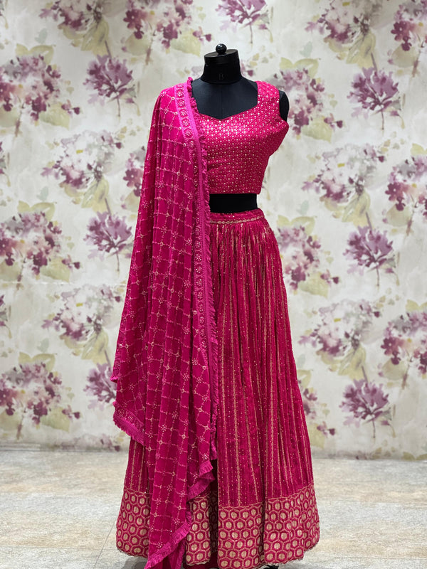 Pink Lehenga Set