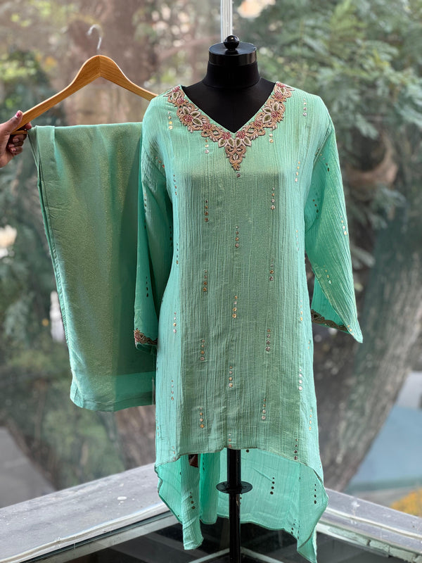Sea Green Tissue Co Ord